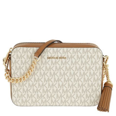 michael kors camera bag vanilla|MICHAEL Michael Kors Signature Camera Bag .